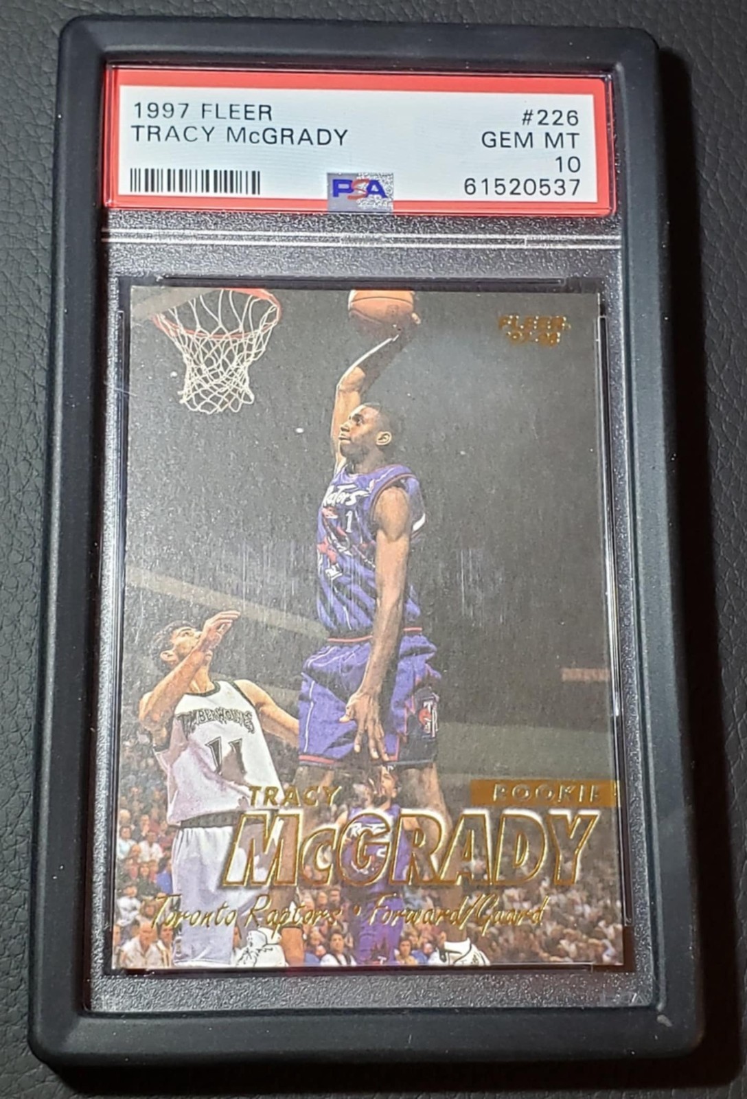 FLEER 1997-98 TRACY MCGRADY ROOKIE #226 PSA 10 TORONTO RAPTORS NBA LOW POP RARE FLEER 1997-98 TRACY MCGRADY ROOKIE #226 PSA 10 TORONTO RAPTORS NBA LOW POP RARE