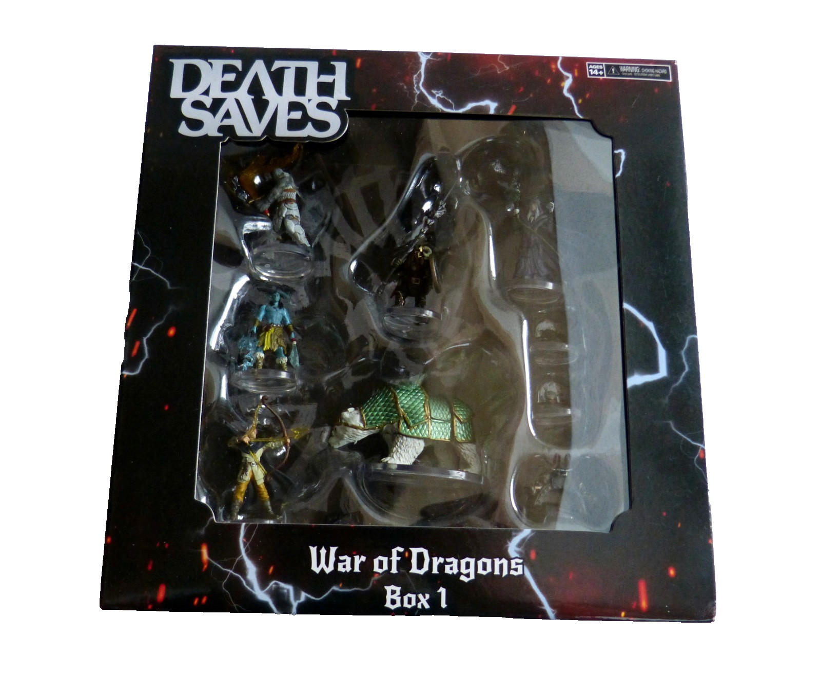 Death Saves War of Dragons Box 1 Mini Set of 8 Figures Sealed