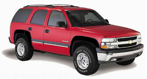 Fender Flares Fits 2000-2006 Chevrolet Tahoe Matte Black Smooth Paintable Fender Flares Fits 2000-2006 Chevrolet Tahoe Matte Black Smooth Paintable