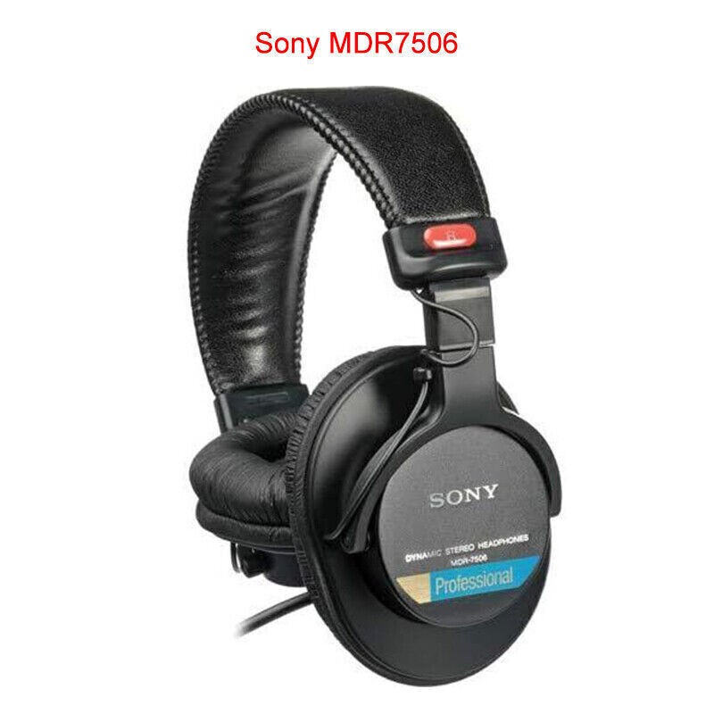 1x Sony MDR-7506 Professional Studio Large Diaphragm Wired Headphone