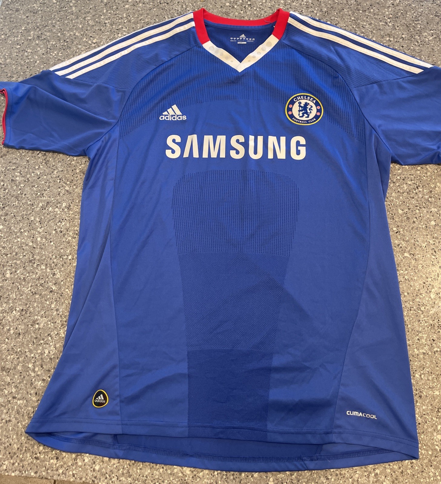 Adidas Blue Chelsea Premier League 2010/2011 Home Football Jersey Size XL Adidas Blue Chelsea Premier League 2010/2011 Home Football Jersey Size XL