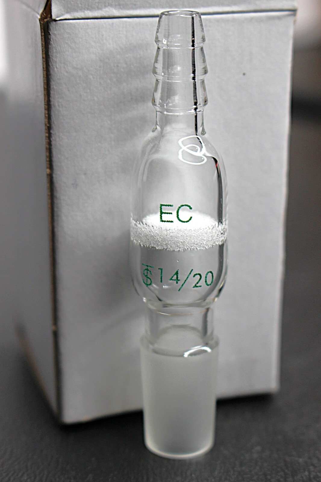 Chemglass Fritted Inlet Adapter 14/20 Inner Joint CG-1011-14 Liquid Transfer New