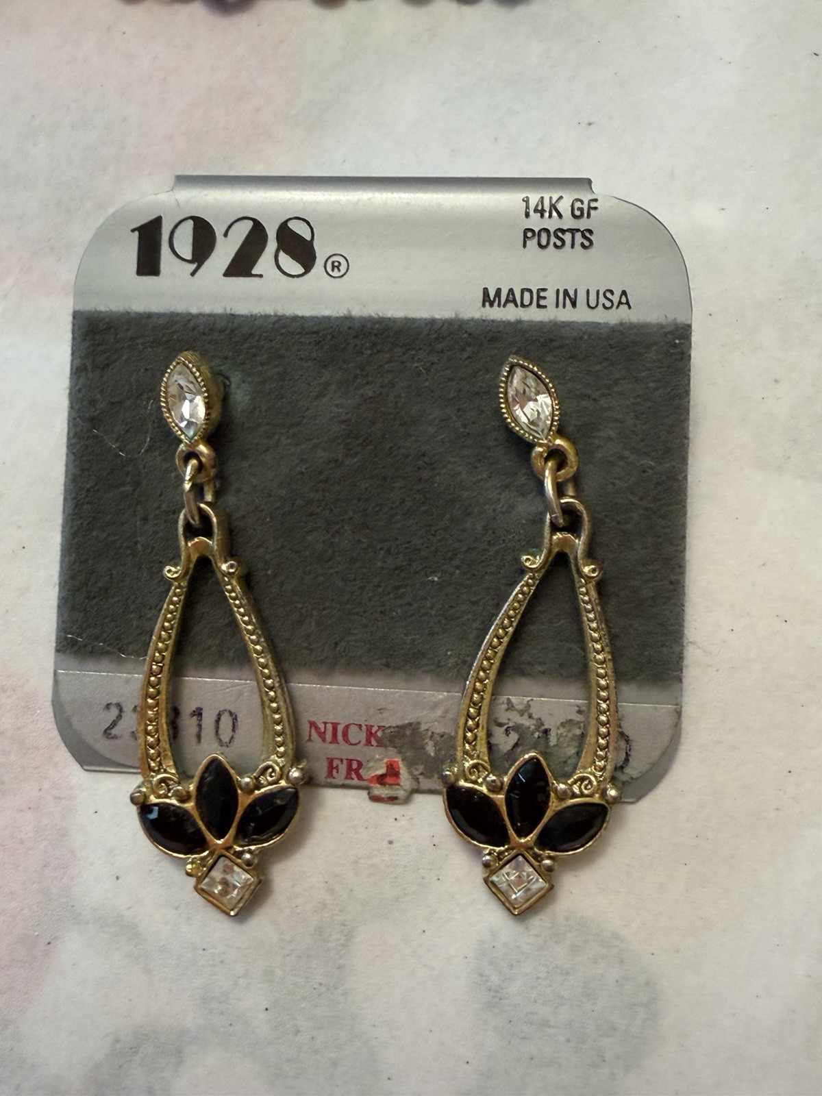 Vintage 1928 and 2028 Jewelry Lot; Earrings and Necklaces