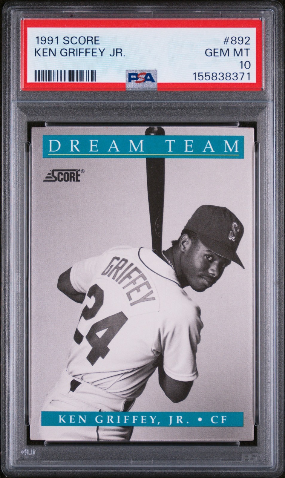 1991 SCORE #892 KEN GRIFFEY JR. DREAM TEAM PSA 10