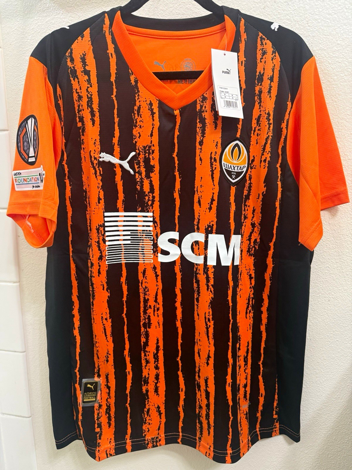 Puma FC Shakhtar 25/26 Pedrinho #38 Men’s Soccer Jersey Size M