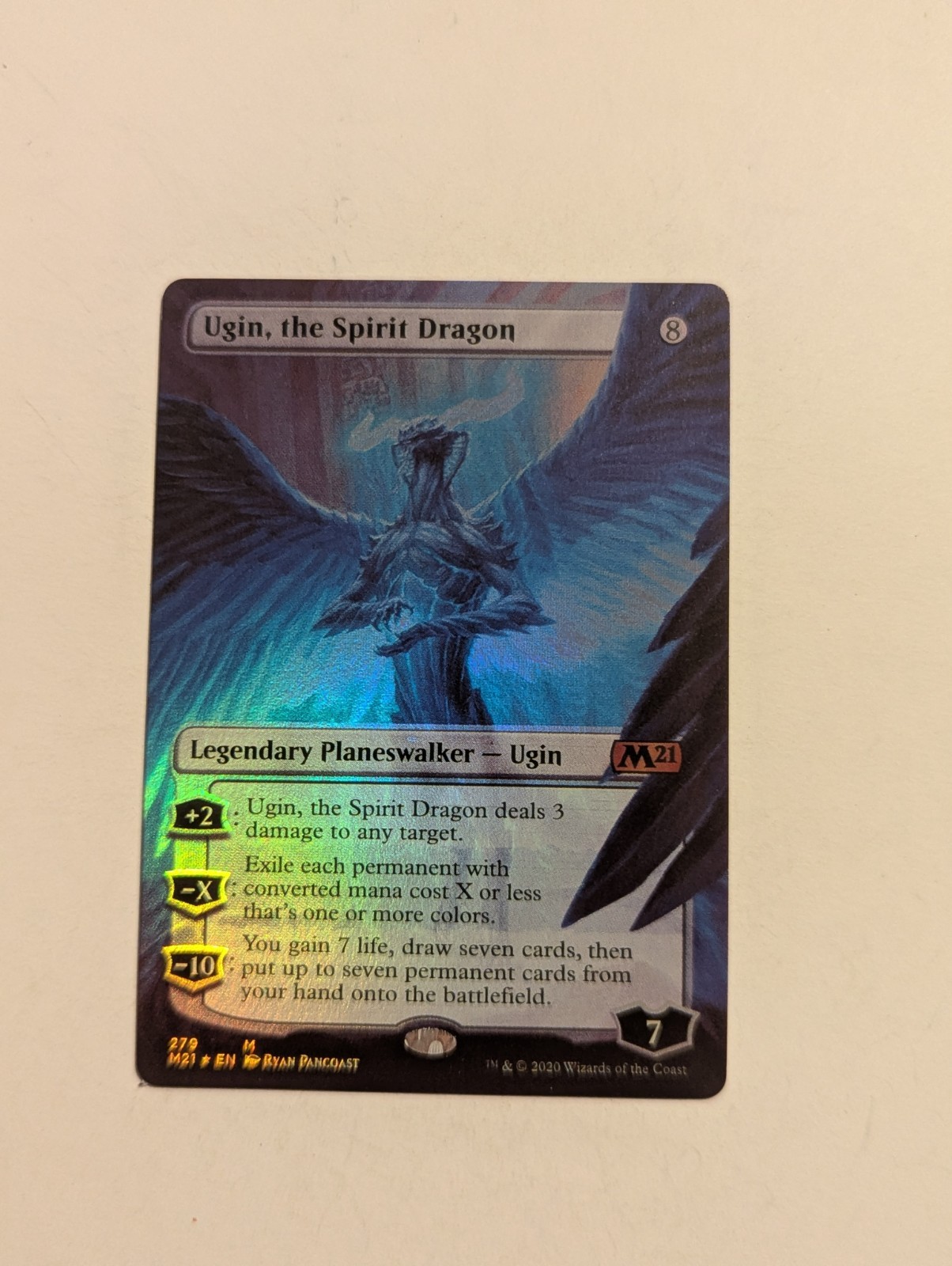 Ugin, the Spirit Dragon (Borderless) Core Set 2021 Foil