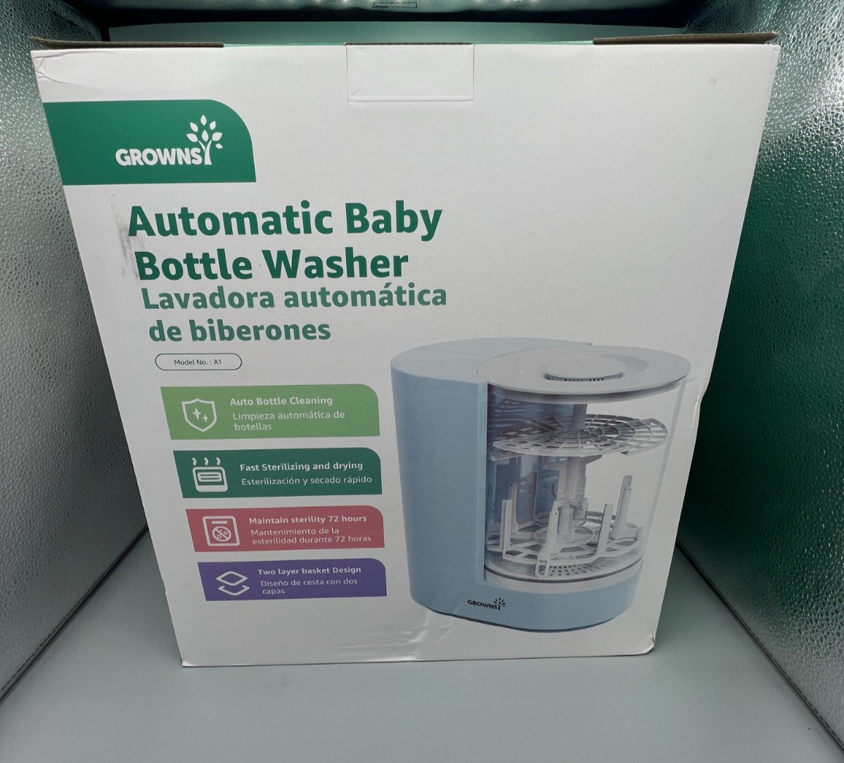 GROWNSY DeepClean Bottle Washer Pro Sterilizer & Dryer BRAND NEW