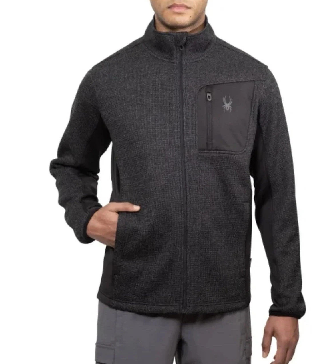 Spyder Men\'s Full Zip Jacket Relaxed Fit New With Tags