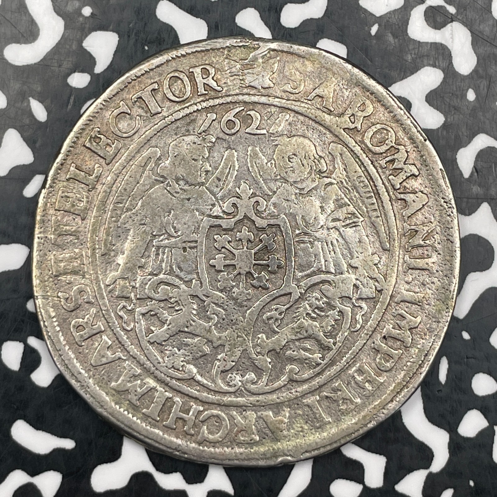 1621 Germany Saxony Klipper 40 Groschen Lot#JM2009 Large Silver KM#287