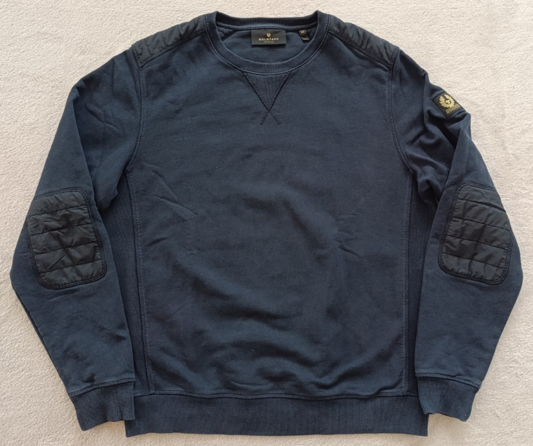 Belstaff mens Black Motorcycle Crewneck Sweatshirt Pullover size XL Belstaff mens Black Motorcycle Crewneck Sweatshirt Pullover size XL