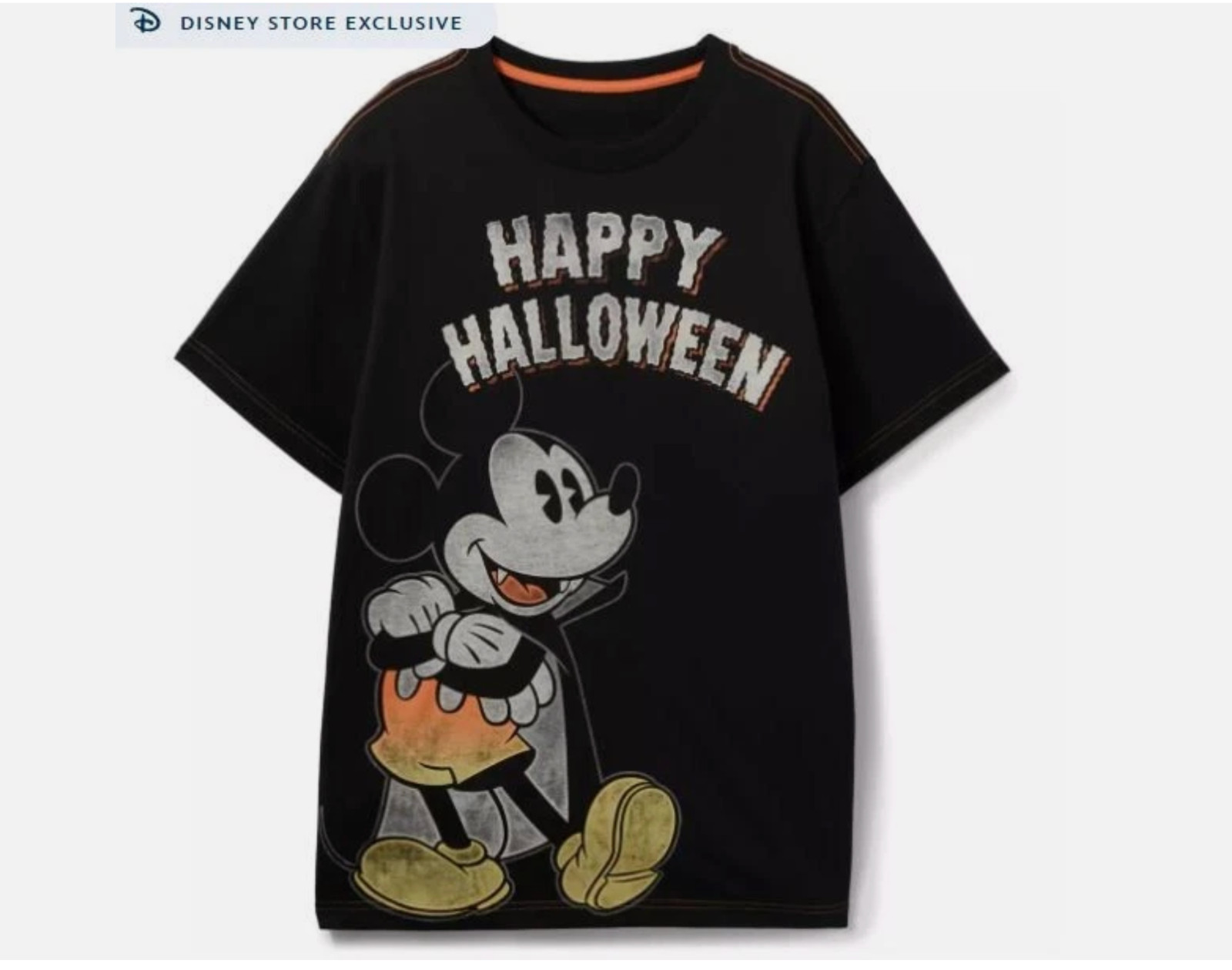 Disney Parks Mickey Mouse ''Happy Halloween'' T-Shirt 2025 Adults NWOT XL
