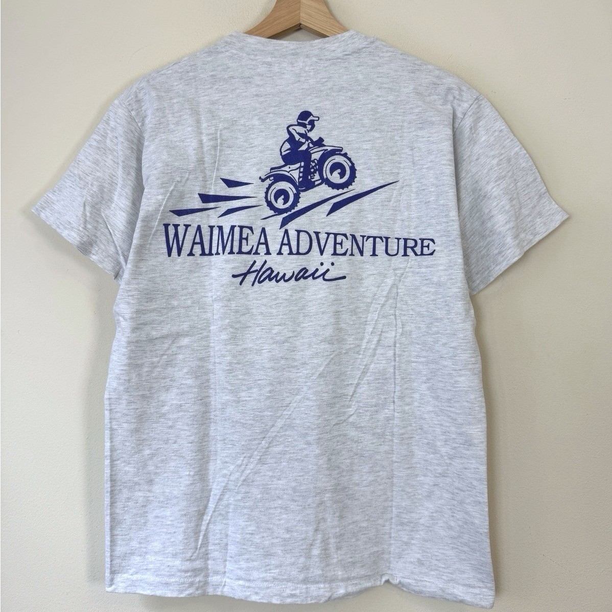 Vintage 90\'s Hawaii Waimea Adventure Island Quad Motorcross Tee Shirt - Medium