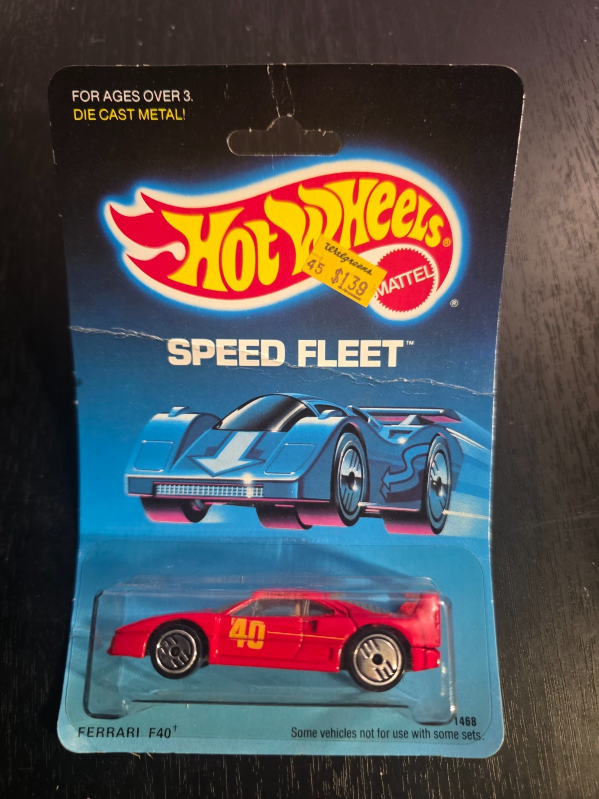 Hot Wheels Ferrari F40 1988 Speed Fleet series