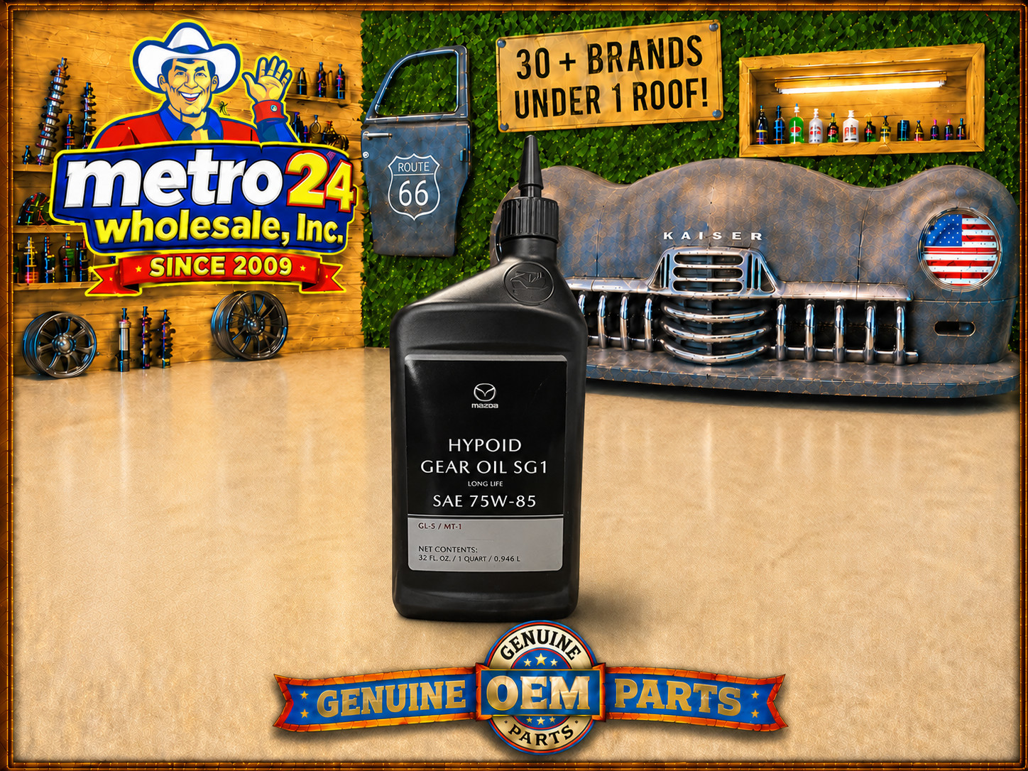 (1) genuine Mazda Hypoid Gear Oil SG1 SAE 75W-85 000077SG1QT same as dealer