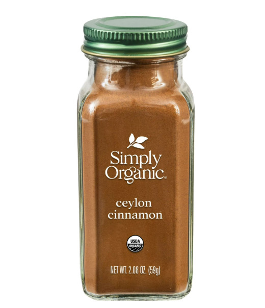 Simply Organic Ceylon Cinnamon Ground Certified Organic 2.08 oz. Bottle