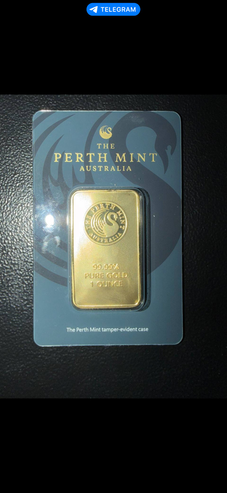 The Perth Mint Gold bar