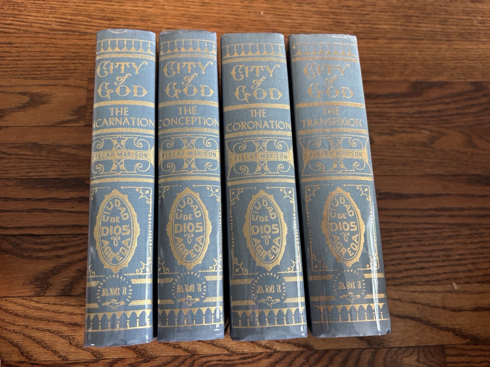 Mystical City of God Mary of Agreda 1971 Ave Maria Institute Hardcover 4 Vol Set Mystical City of God Mary of Agreda 1971 Ave Maria Institute Hardcover 4 Vol Set