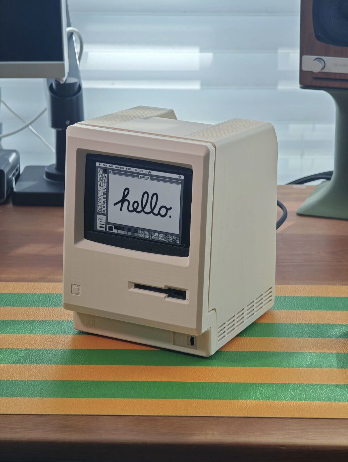 Retro Macintosh Style Case for Mac Mini M4 with Storage - No Screen Included