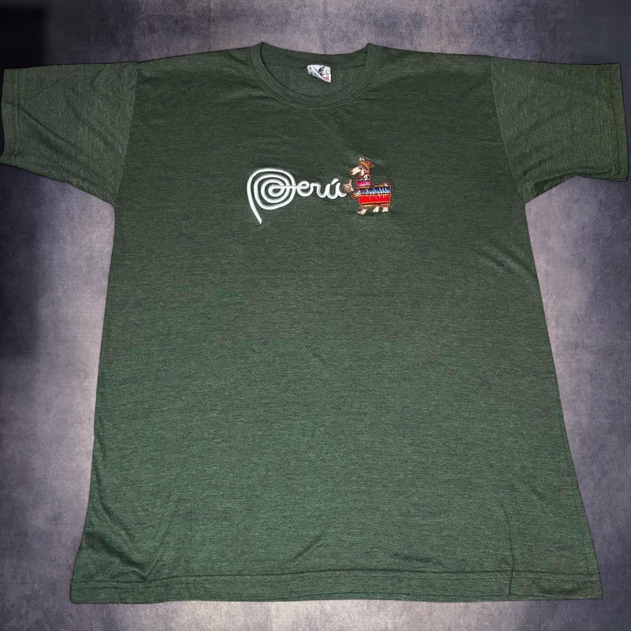 Vintage y2k Green cotton t-shirt