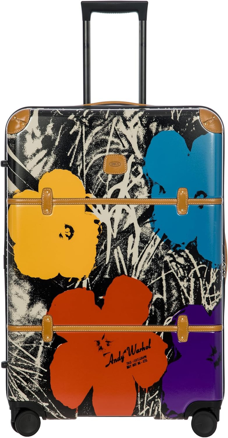 Andy Warhol Checked Luggage – Travel as Art Marilyn Print, Luxury Suitcase with