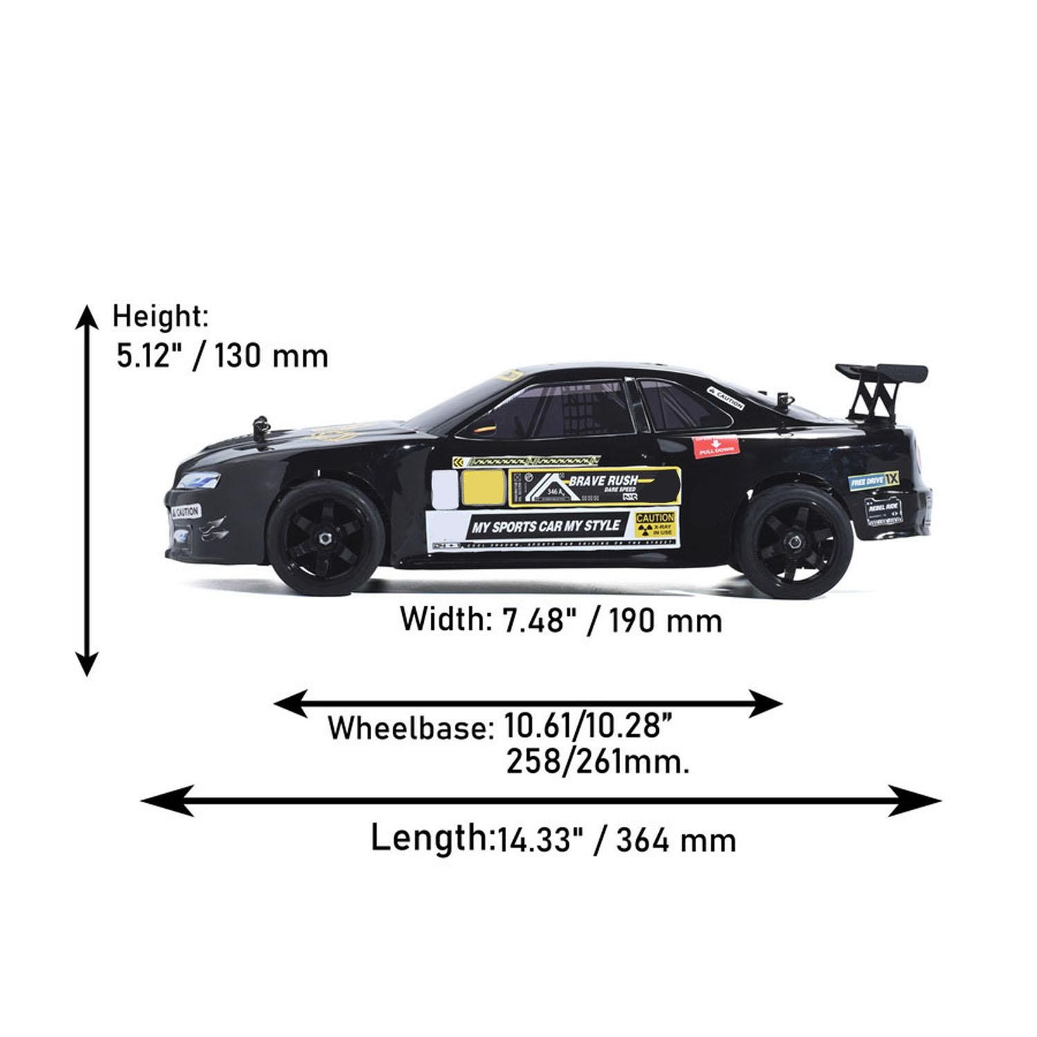 VRX 1/10 RC Off Road Car 4X4 60-70KM/H 2.4G Remote Control Vehicle RTR Model