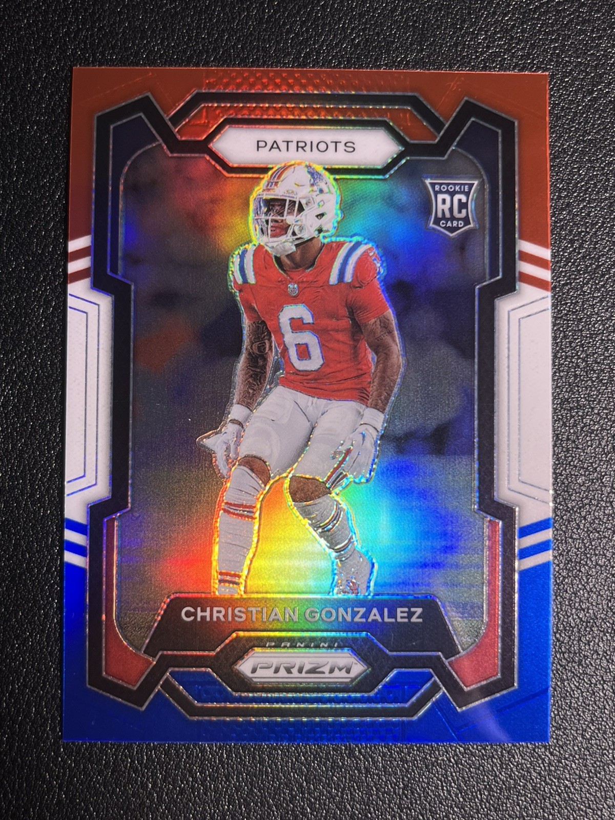 2023 panini Prizm - Christian Gonzales - Red White & Blue Prizm RC 2023 panini Prizm - Christian Gonzales - Red White & Blue Prizm RC