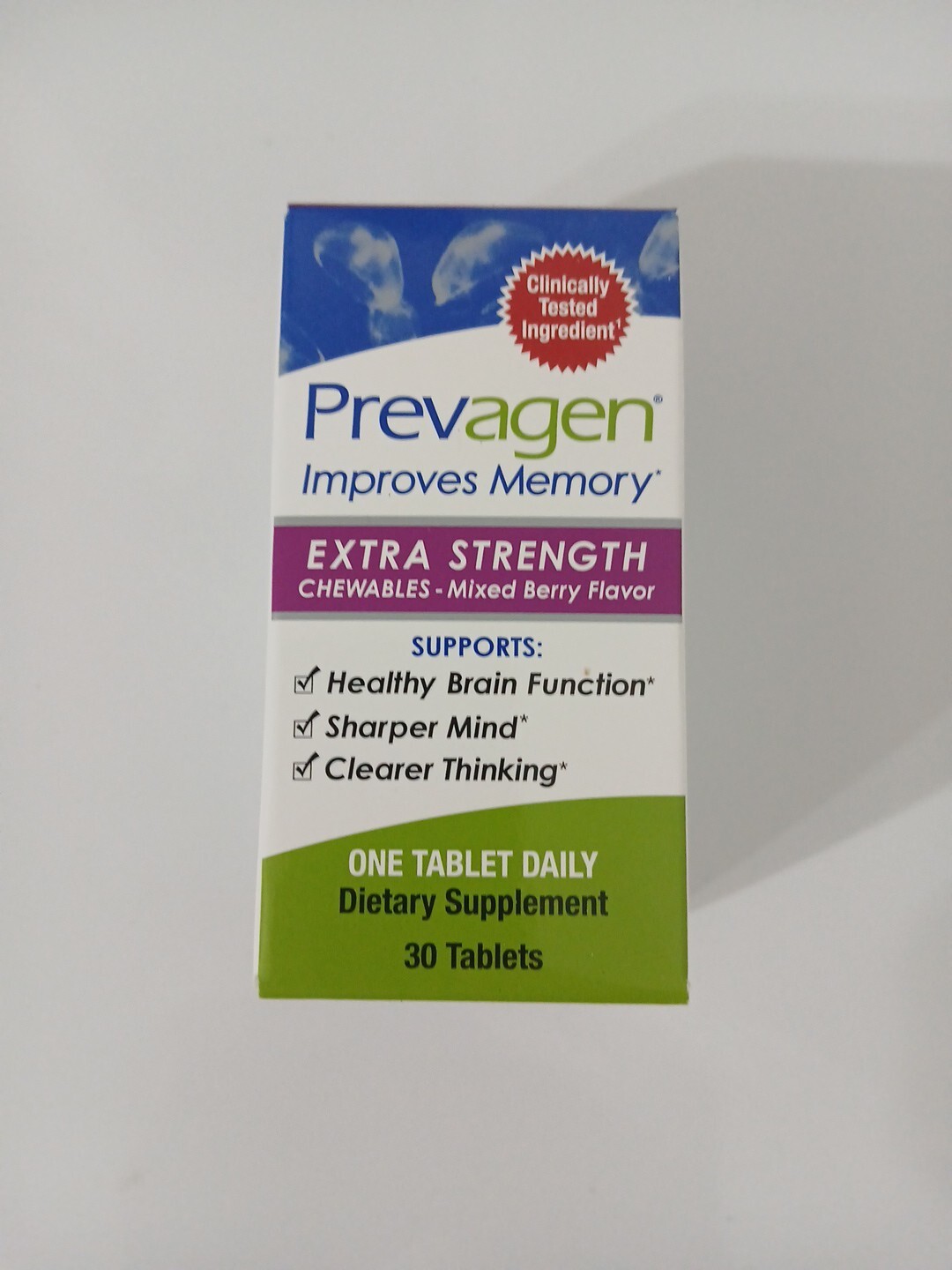 PREVAGEN EXTRA STRENGTH CHEWABLES-MIXED BERRY, 30tab 