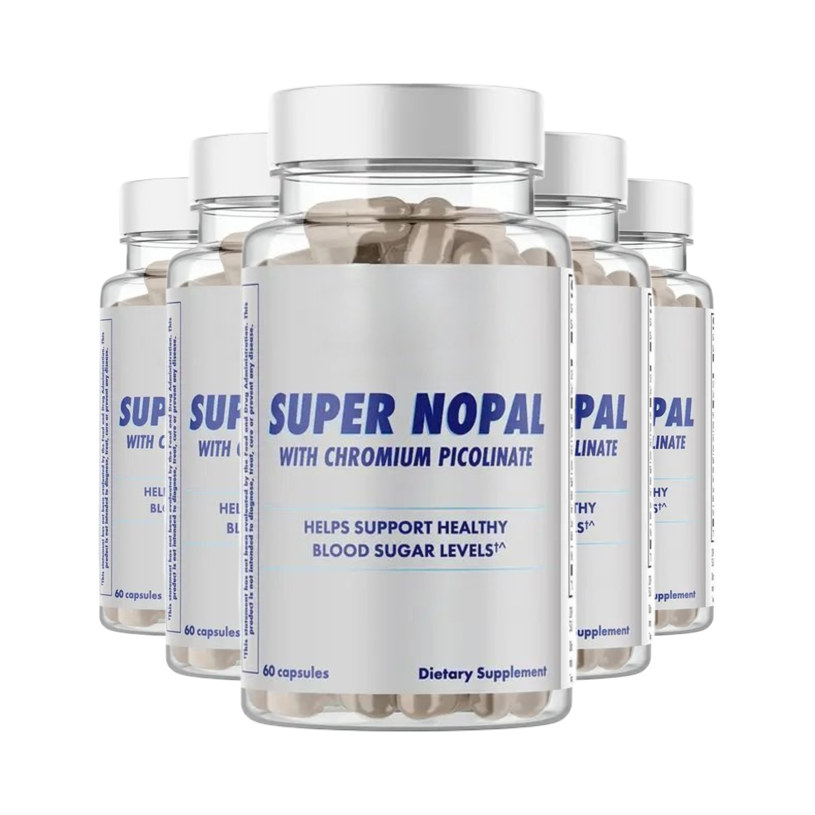 5-Pack Super Nopal Santo Remedio – Advanced Daily Dietary Supplement - 300 Count