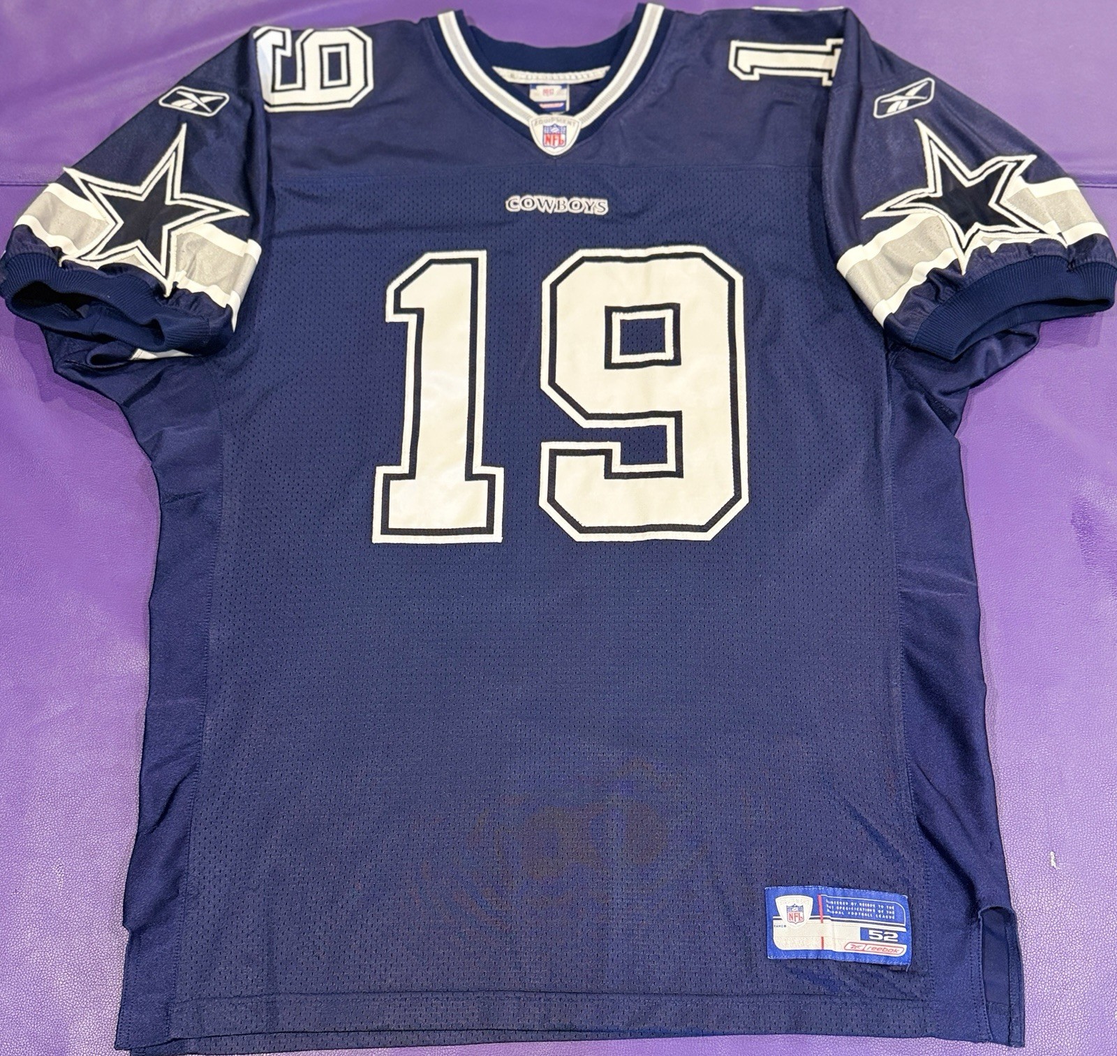 VTG Authentic Reebok #19 Dallas Cowboys On-Field Jersey NNOB 52 (Keyshawn) VTG Authentic Reebok #19 Dallas Cowboys On-Field Jersey NNOB 52 (Keyshawn)