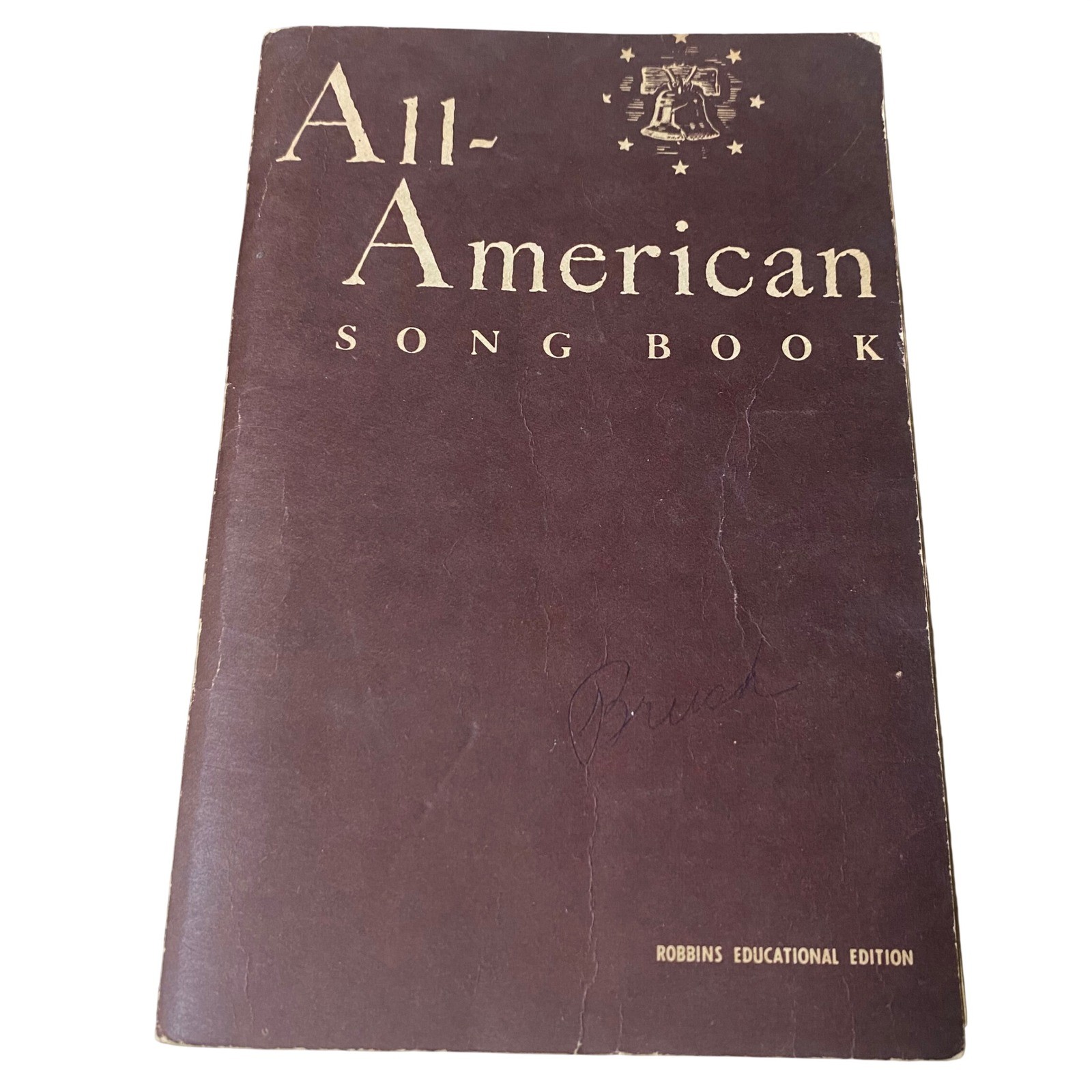 Vintage 1942 All-American Song Book Robbins Educational Edition Sheet Music