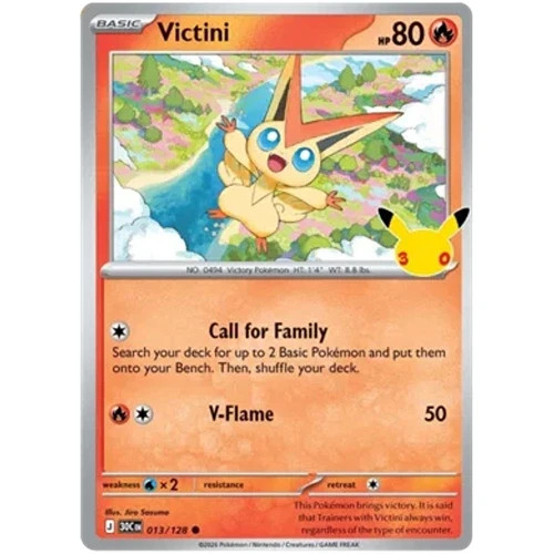 Victini 013/128 30th Celebration Holo