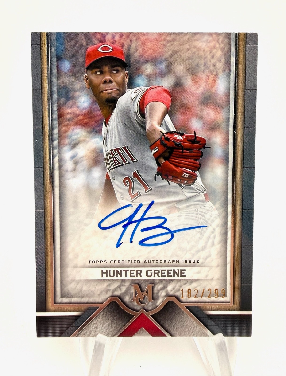 Topps 2023 Museum Collection Hunter Greene Archival Auto #AA-SM /299