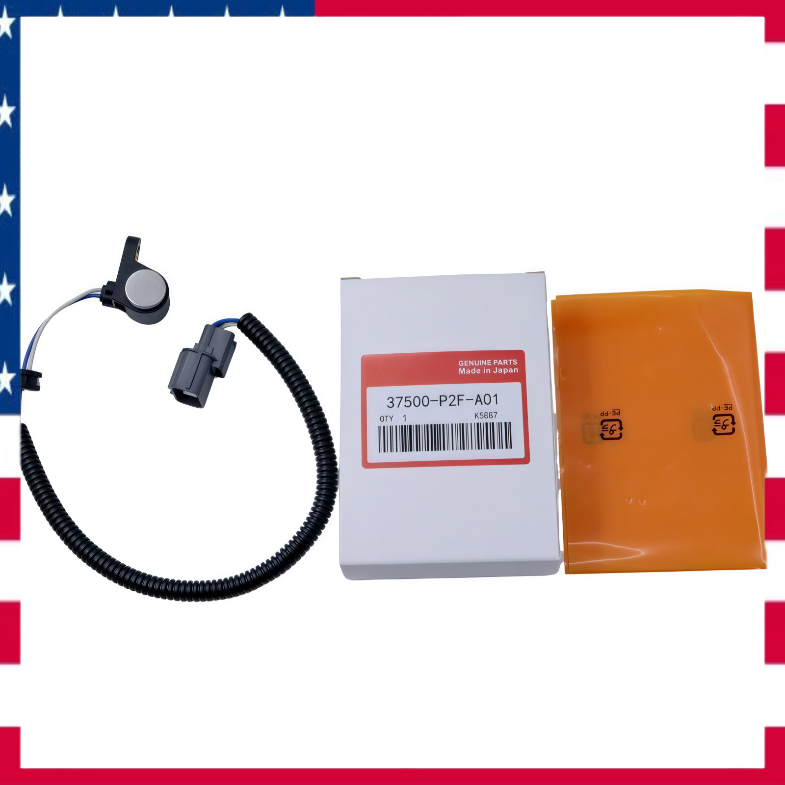 OEM Crank Position Sensor For 1996-2000 Honda Civic 1.6L 37500-P2F-A01 US NEW