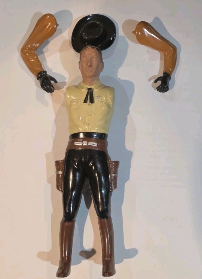 Hartland Gunslinger Vintage With Arms And Hat Hartland Gunslinger Vintage With Arms And Hat