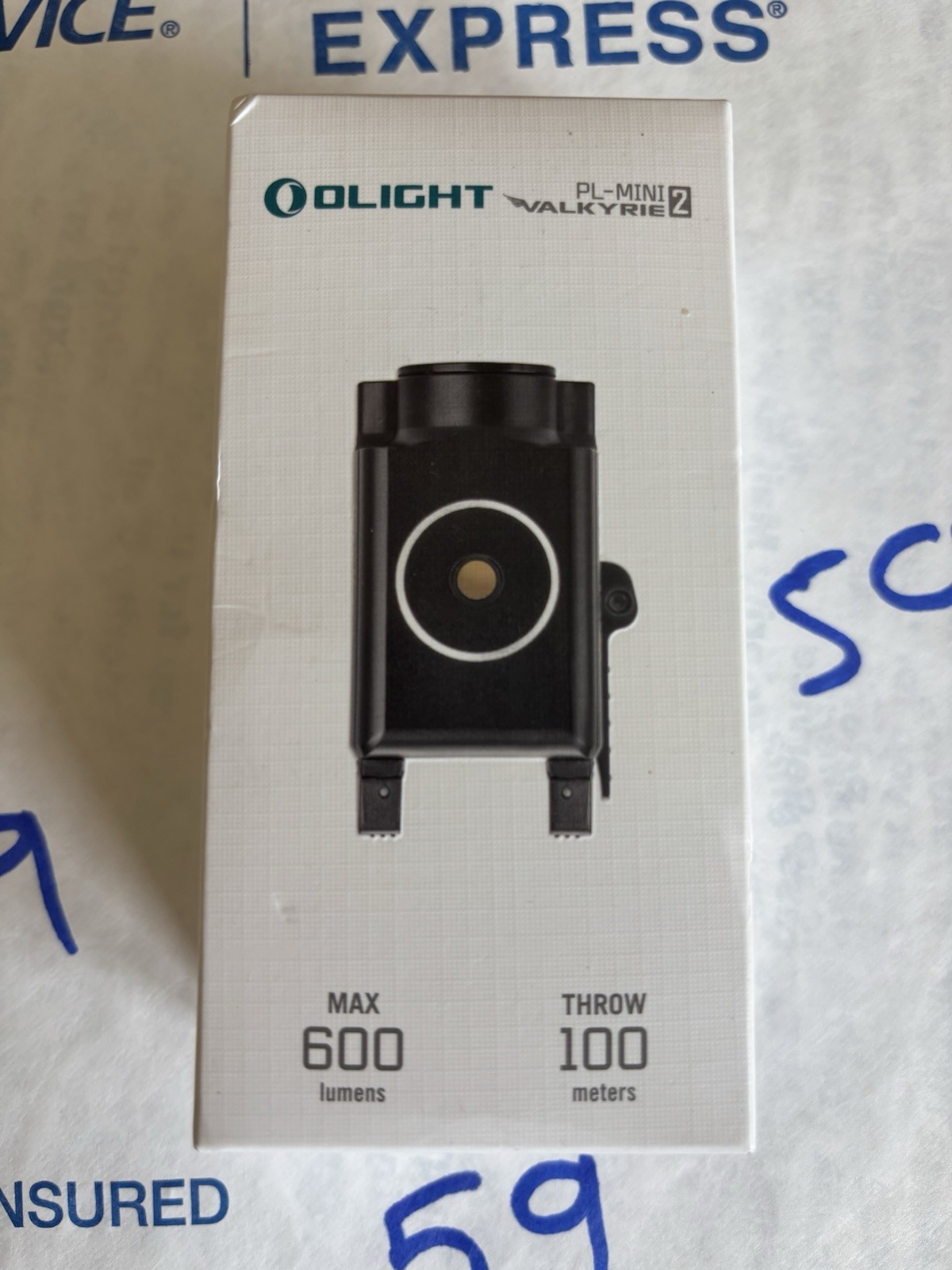 Olight PL-MINI 2 Black Rechargeable Weapon Light, 600 Lumens, Beam Distance 100M Olight PL-MINI 2 Black Rechargeable Weapon Light, 600 Lumens, Beam Distance 100M