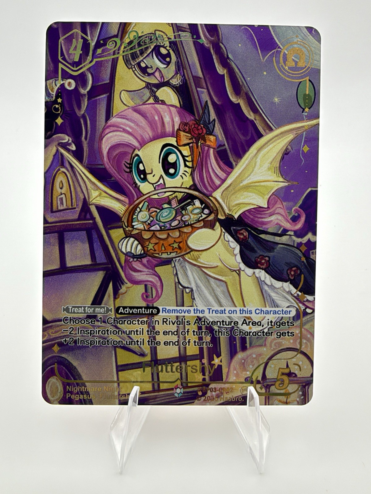My Little Pony CCG Nightmare Moon Fluttershy BP03-CR02