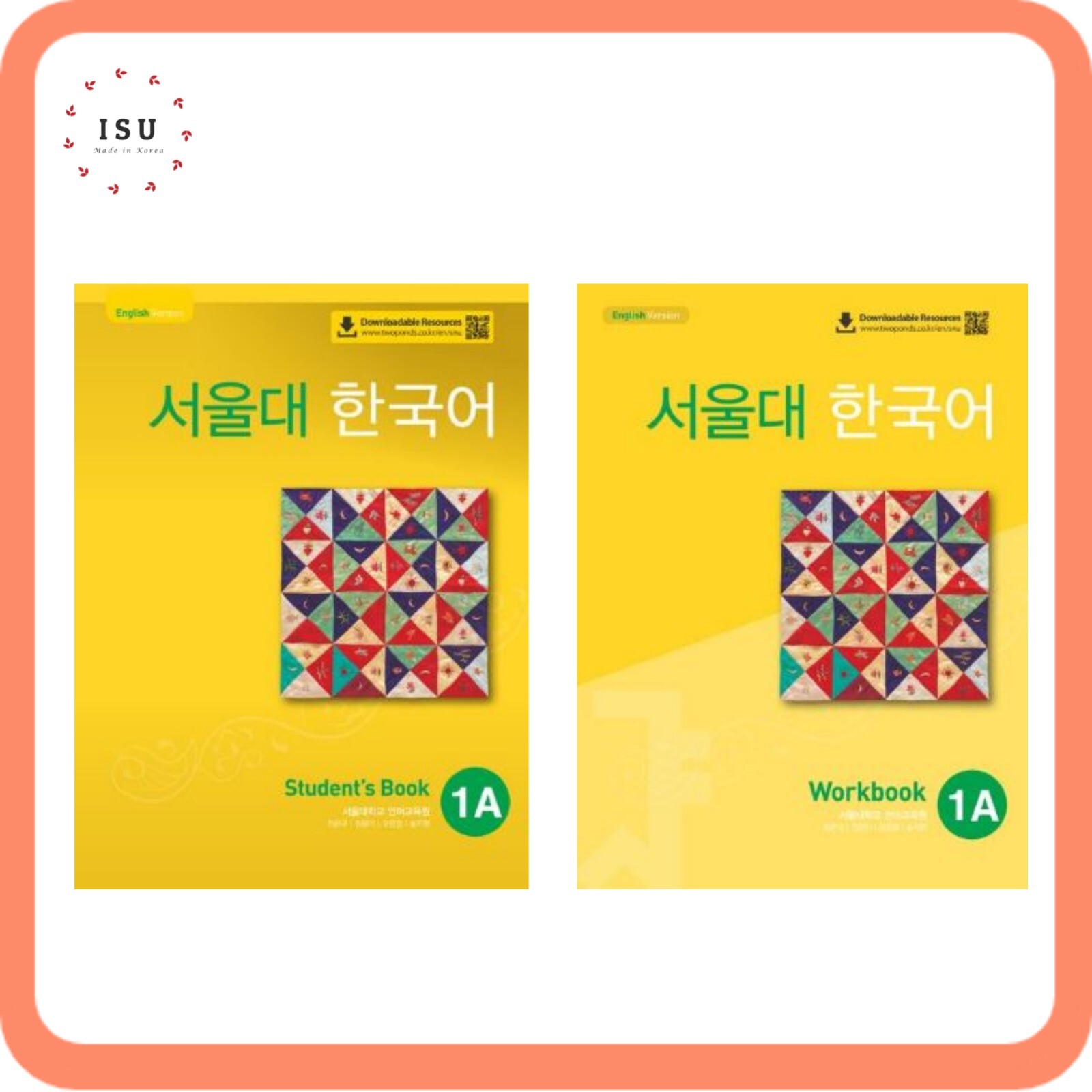 Seoul National University Korean 1A Student\'s book + Workbook with QR (Beginner)