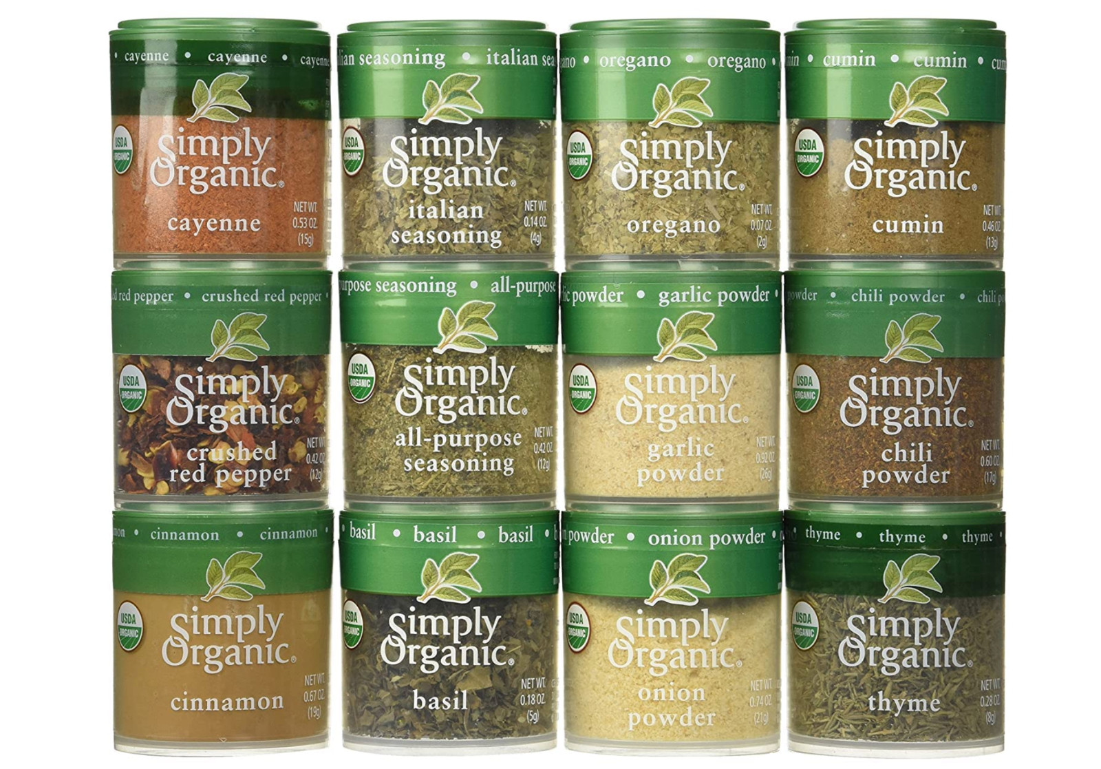 Simply Organic Starter Spice Gift Set 12 most popular spices Simply Organic Starter Spice Gift Set 12 most popular spices