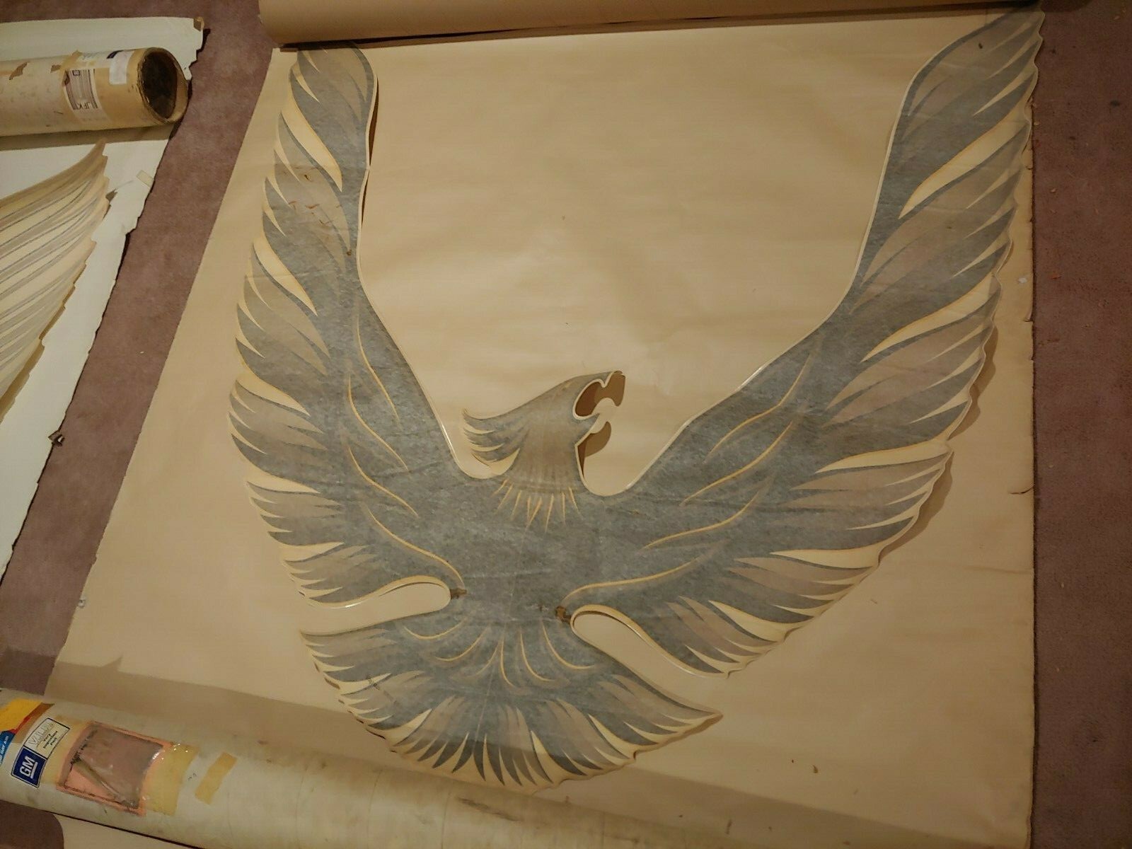 NOS 1980 Turbo TA Gold hood bird  SE  #2