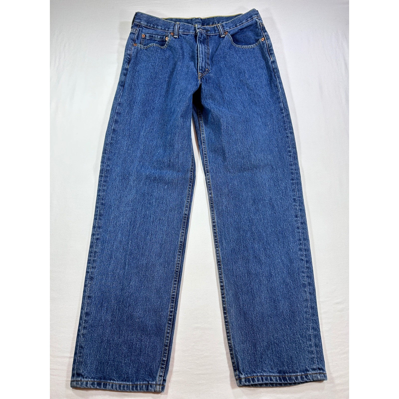 Levis 550 Relaxed Fit Jeans Mens 36x34 Medium Wash Blue Denim 00550-4891