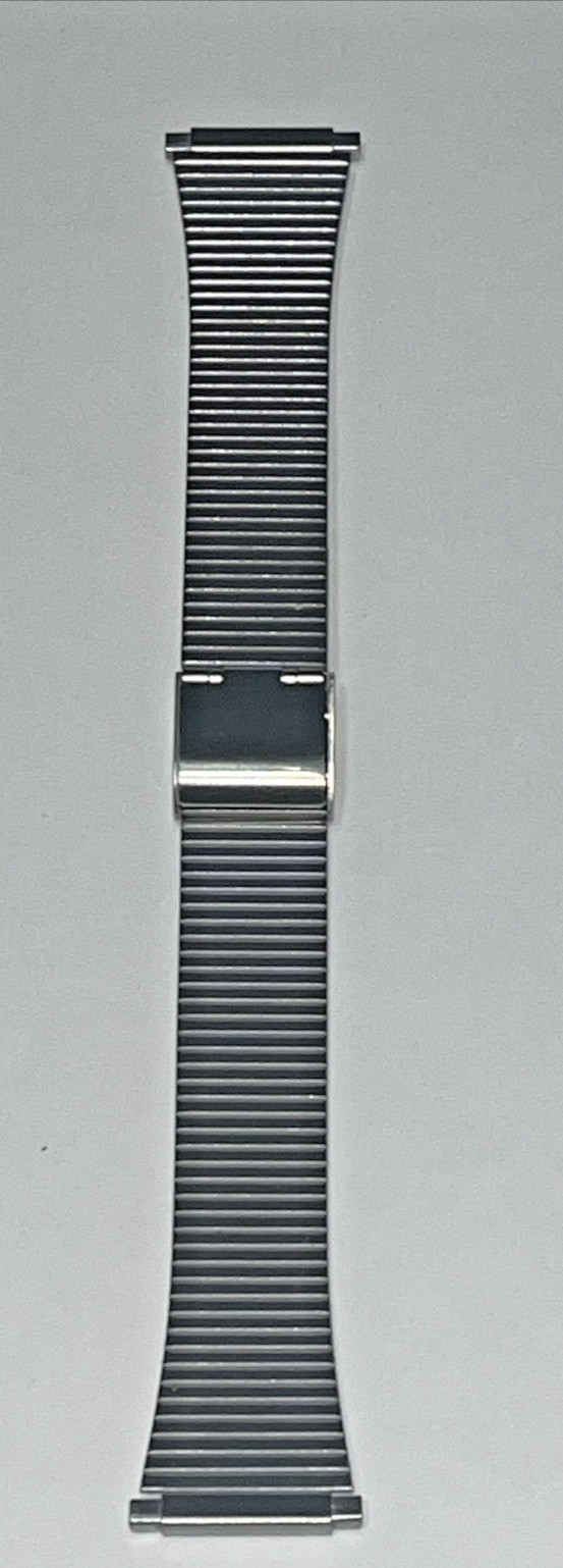 Vintage Kreisler Stainless Steel 19mm Deployant Curved Tapered Watch Band Vintage Kreisler Stainless Steel 19mm Deployant Curved Tapered Watch Band