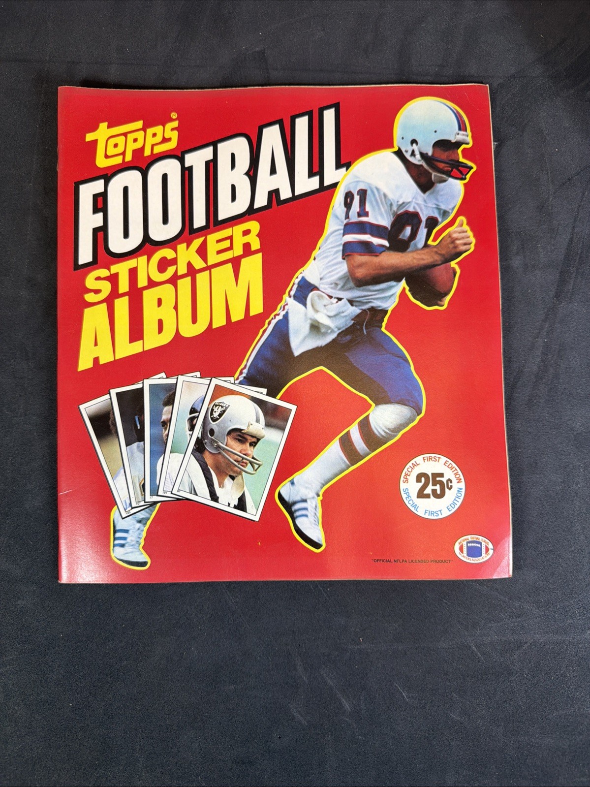 Topps 1981 Football NFL Sticker Book Album Complete 100% - MINT