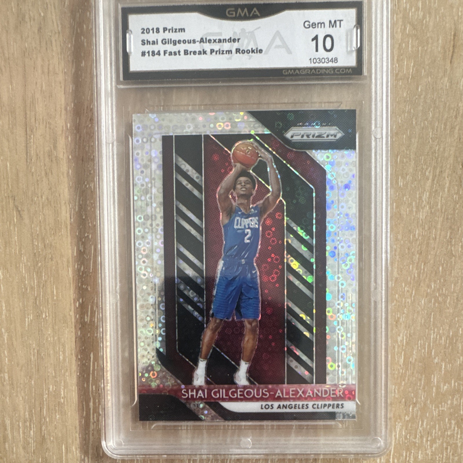 Panini 2018-19 Prizm Shai Gilgeous-Alexander #184 Fast Break Prizm (RC) Panini 2018-19 Prizm Shai Gilgeous-Alexander #184 Fast Break Prizm (RC)