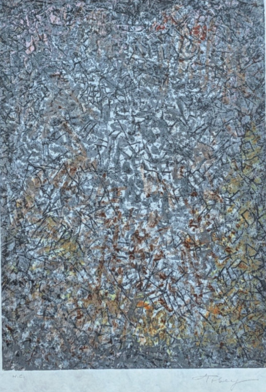 MARK TOBEY Transformation HAND SIGNED \'74 Serigraph Abstract art RARE EA ltd. ed