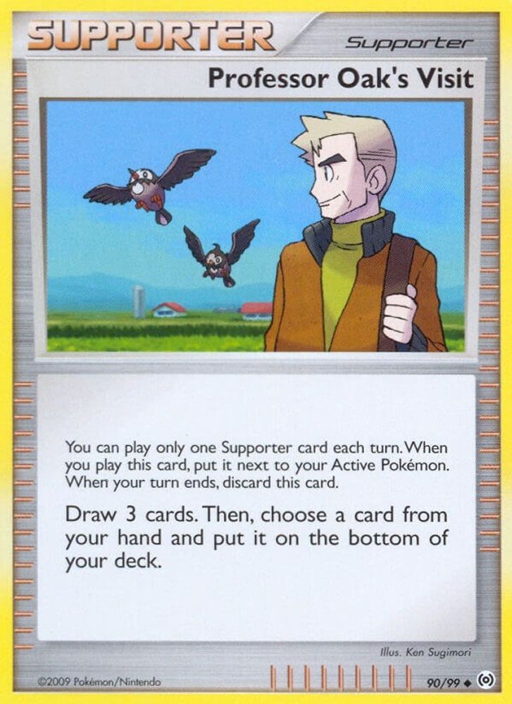 PROFESSOR OAK\'S VISIT 90/99 NM POKEMON PROFESSOR OAK\'S VISIT 90/99 NM POKEMON