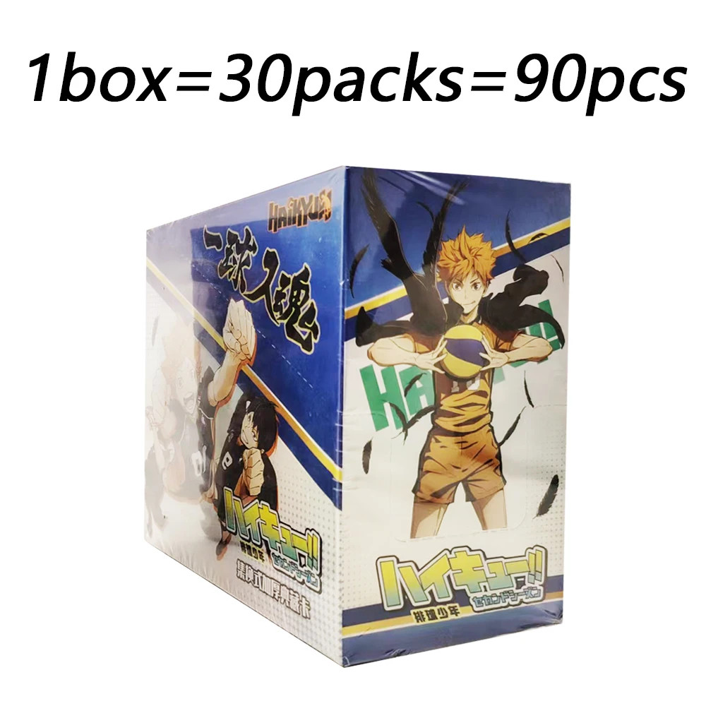 Sports Anime Haikyuu Collection Cards Hot Blooded Trading Card Booster Box