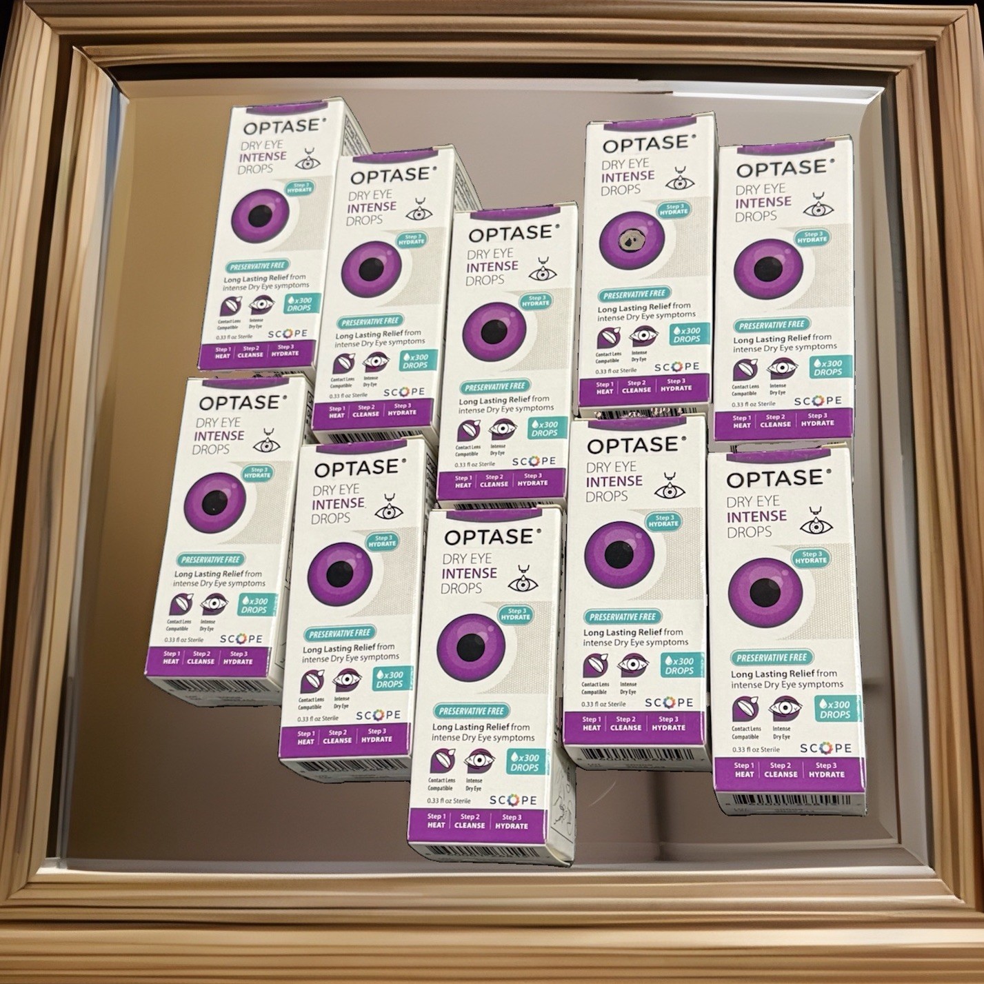 10 Boxes Optase Dry Eye Intense Drops (0.33 Oz)Brand New. Exp 2028+