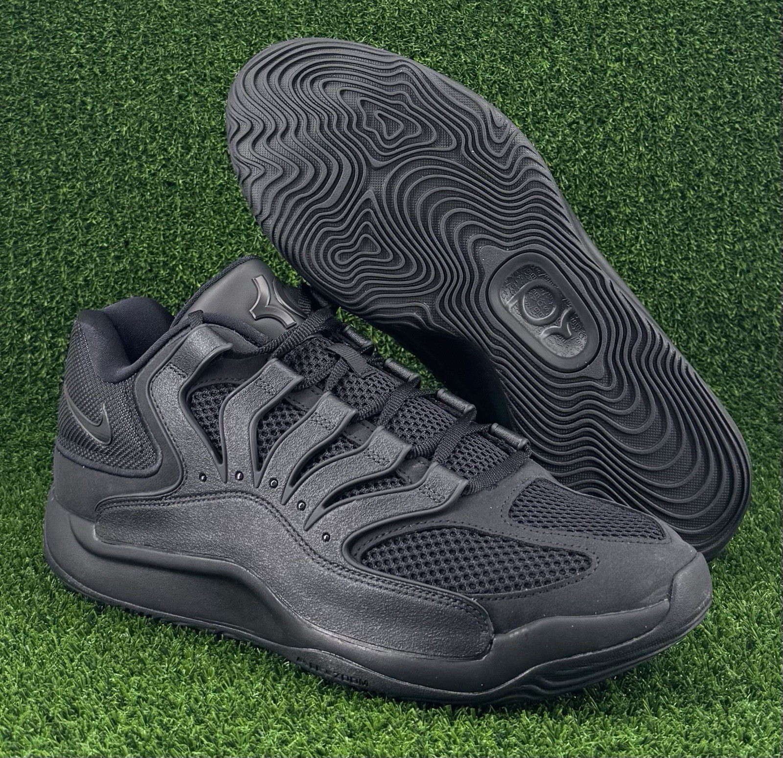 Men\'s Size 12.5 Nike KD 18 TB Promo Triple Black IH5096-001