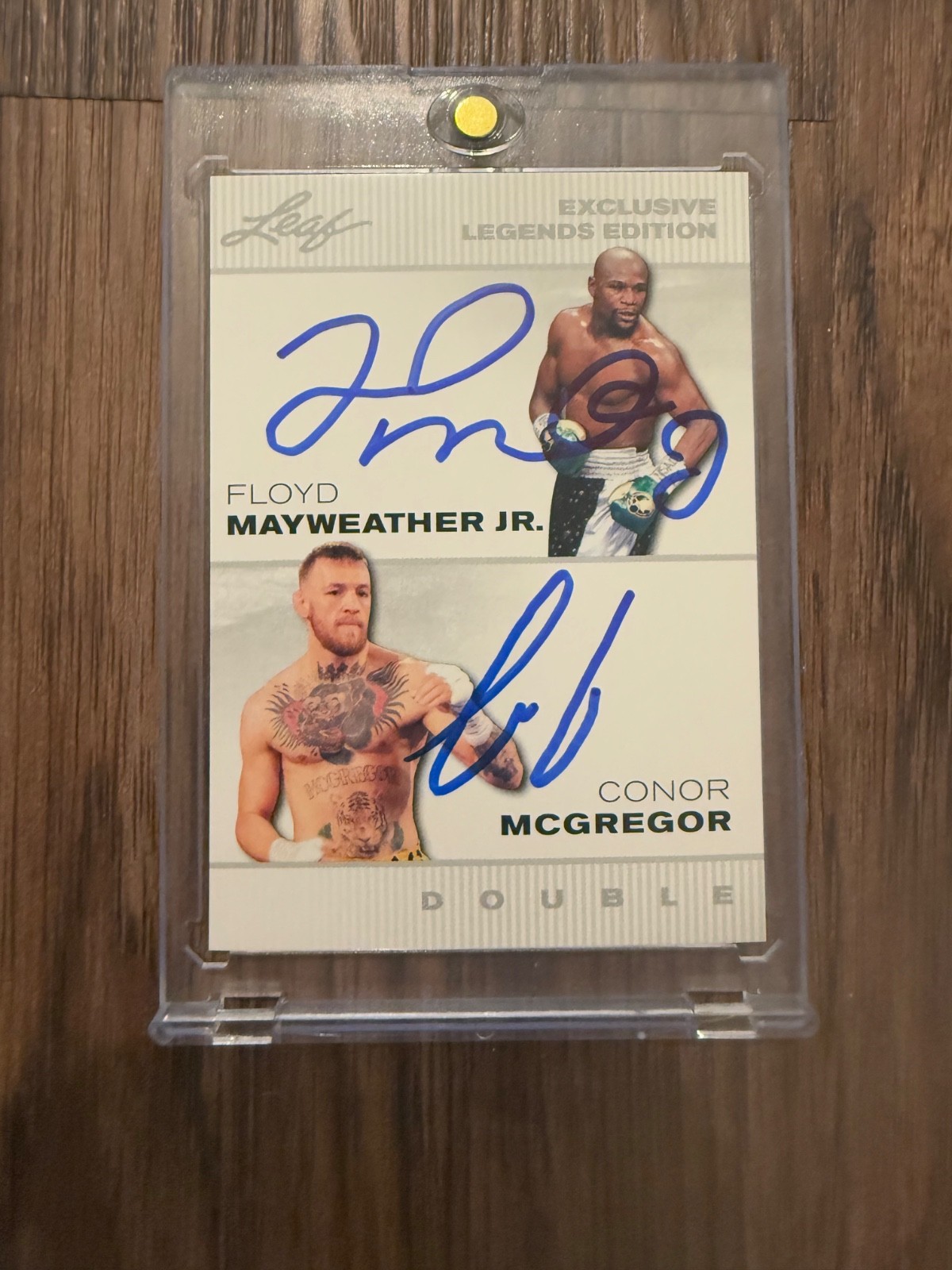 2023 Leaf- Floyd Mayweather / Conor McGregor- Auto Autograph 2023 Leaf- Floyd Mayweather / Conor McGregor- Auto Autograph