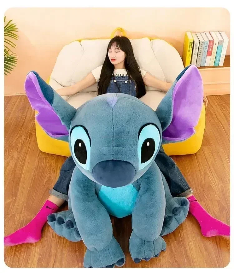 Giant Lilo & Stitch Plush Doll Soft Sleeping Pillow Toy Gift 60cm